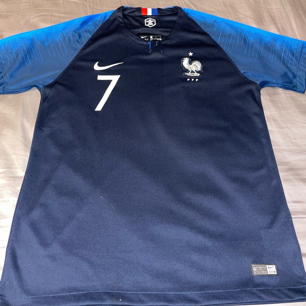 2018 France Antoine Griezmann World Cup Year Soccer Jersey